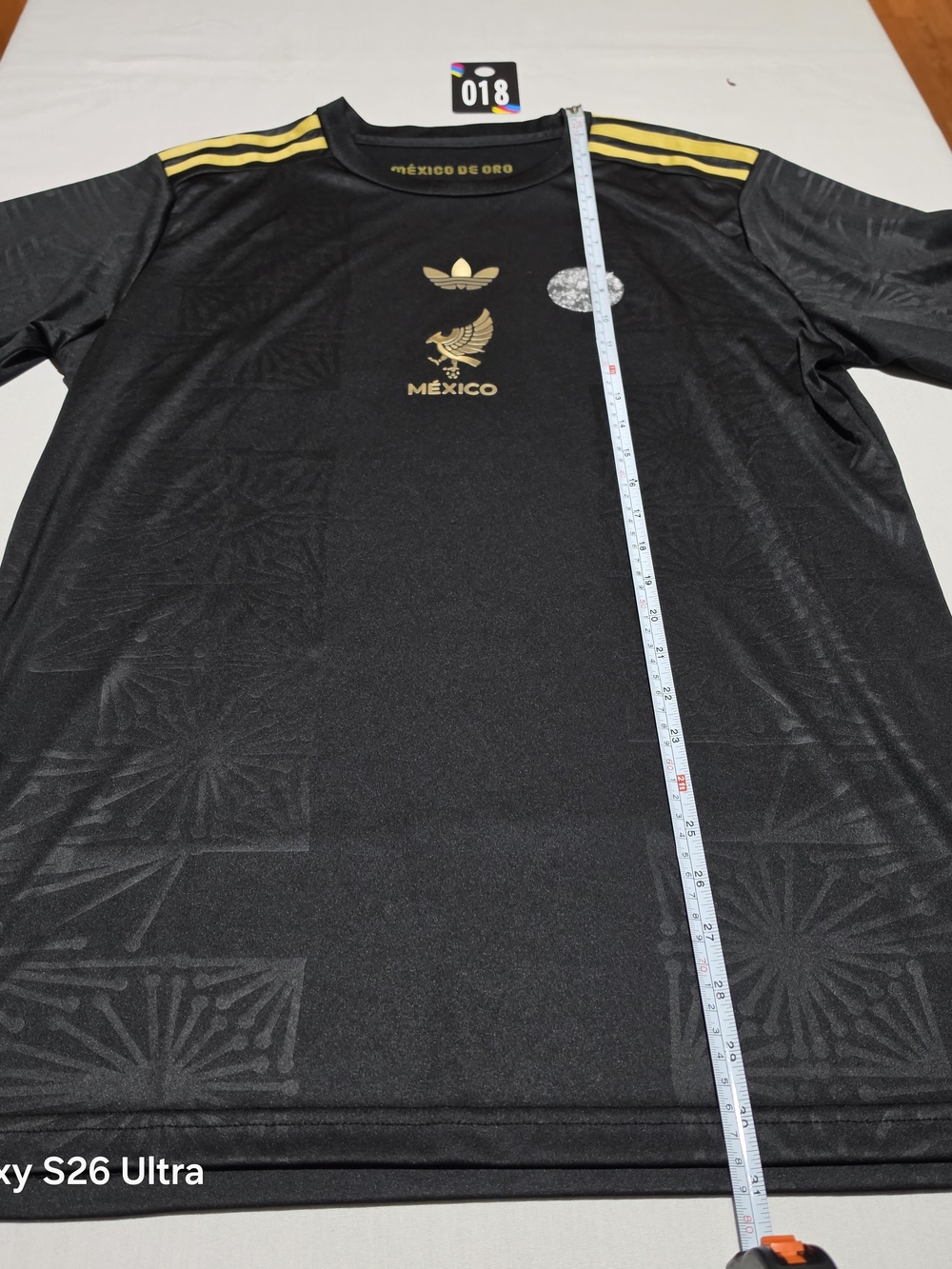 adidas Mexico Black and Gold Soccer Jersey - Picture 3 of 10